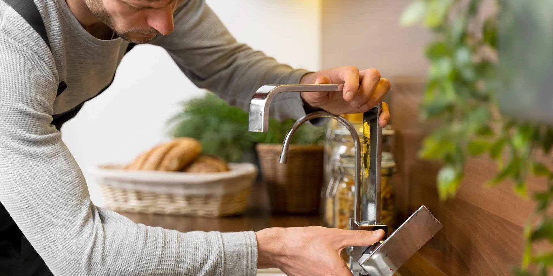 cambiar un grifo del fregadero